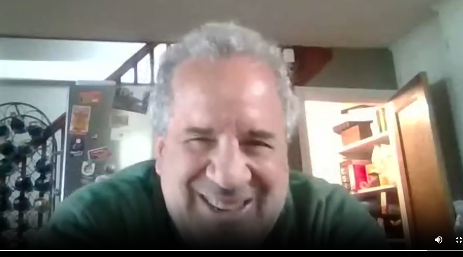 Thomas Mafrici of NY Ticket Fixer laughing during a video call